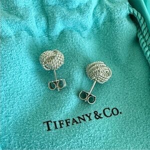 🩵Tiffany & Co. Twist Knot Sterling Silver Earrings